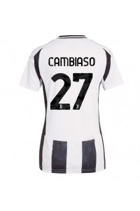 Fotbalové Dres Juventus Andrea Cambiaso #27 Dámské Domácí Oblečení 2024-25 Krátký Rukáv